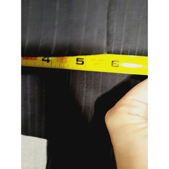 Stafford Pinstripe Suit Jacket 43R Pants 38x30 Prom Homecoming Graduation Event - Picture 11 of 12
